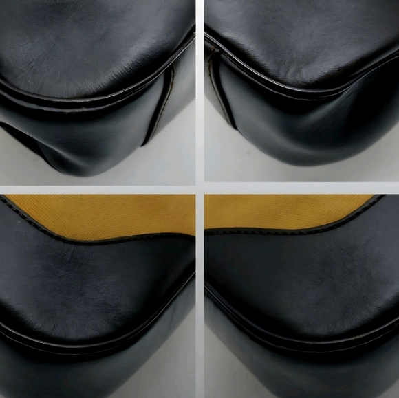 Vintage Gucci Sherry Web Bamboo Handle Two-Way Shoulder Hobo Bag - Picture 4 of 10